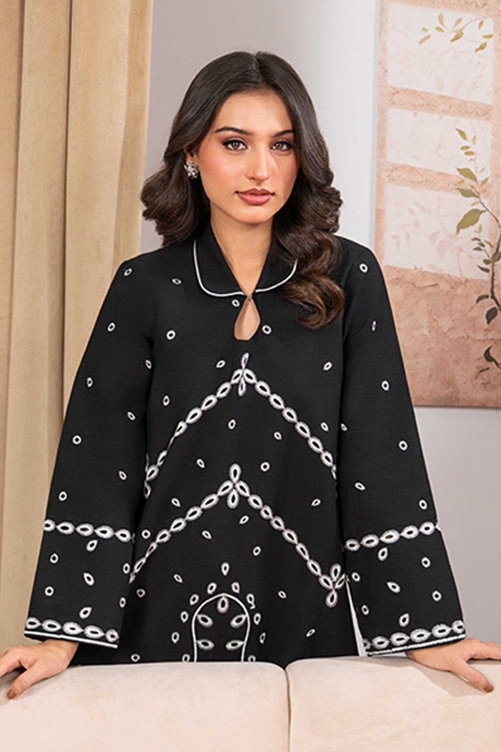 Solarie By Meeral Stitched 2 Piece Lawn Collection'2025-COR-007