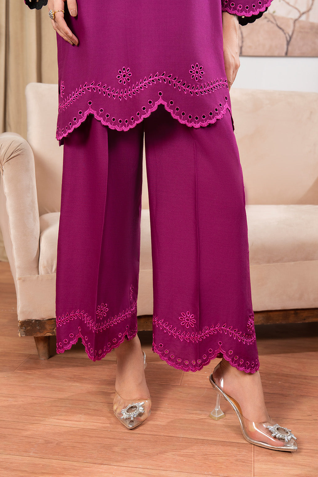 Solarie By Meeral Stitched 2 Piece Lawn Collection'2025-COR-009