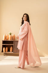Tiraz Stitched 3 Piece Summer Suit-Tabeer