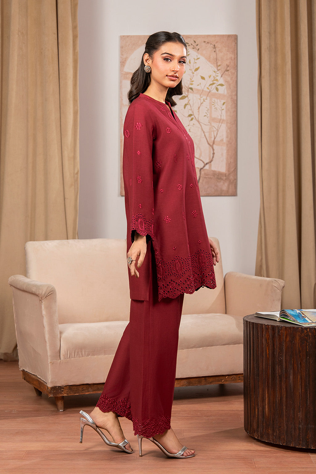 Solarie By Meeral Stitched 2 Piece Lawn Collection'2025-COR-008