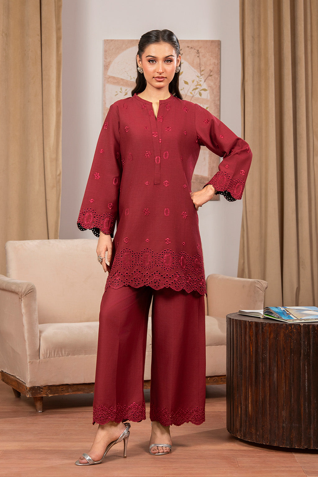 Solarie By Meeral Stitched 2 Piece Lawn Collection'2025-COR-008