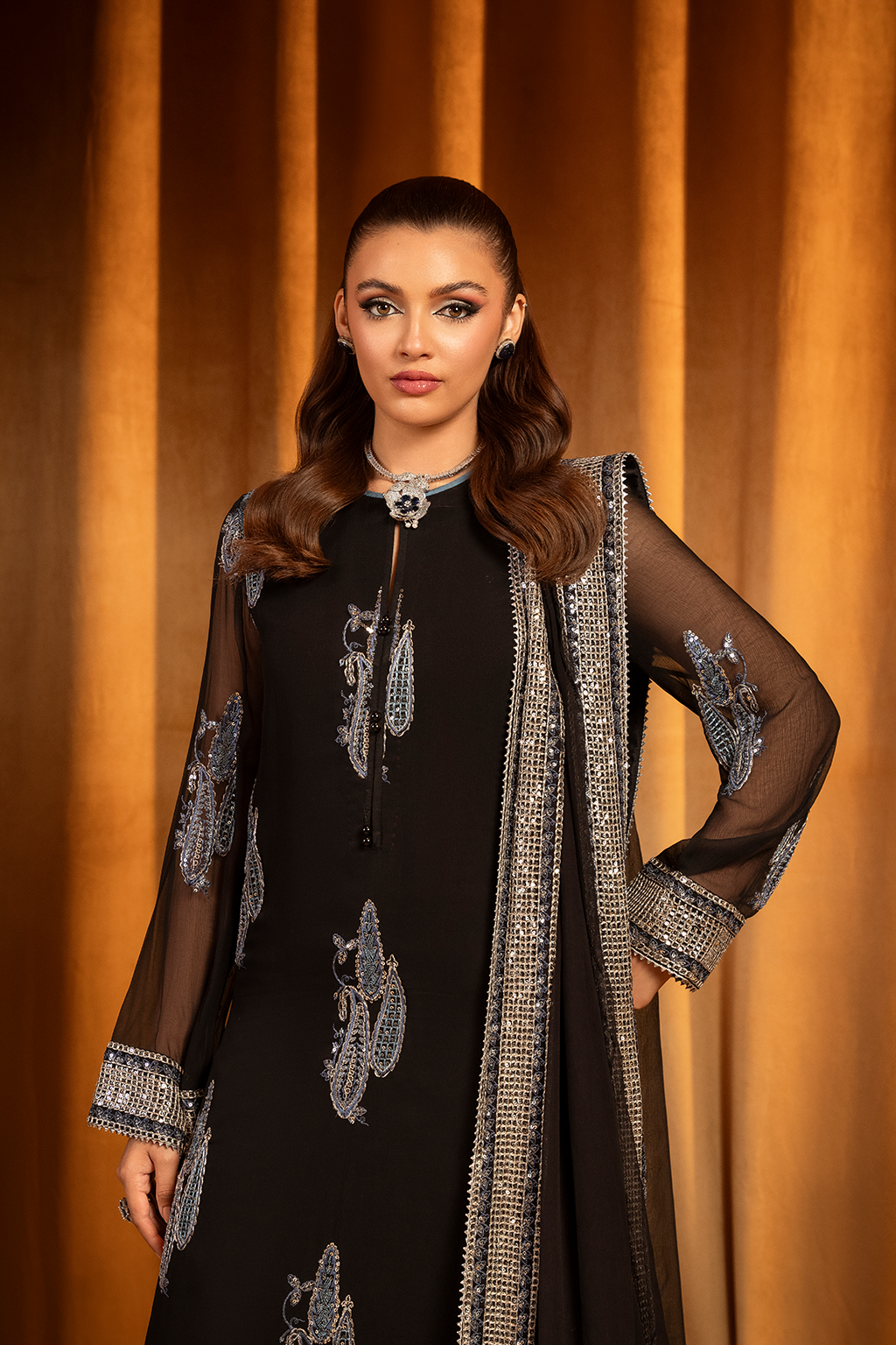 Celestial By Meeral Stitched 3 Piece Pret Formals Vol-02 Collection'2025-Ayliz