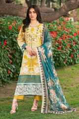 Lamhay by Panache Apparel Stitched Luxury Lawn Collection-Florid Haven