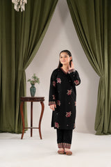 Khayat Stitched Co Ords Cambric Winter Kids Suit-Gulalai - Winter