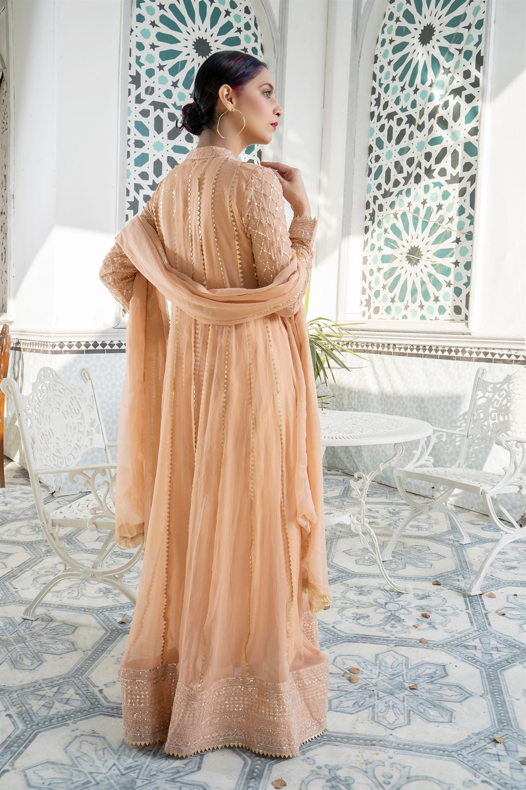 Manahils Stitched Formals Kurti 106