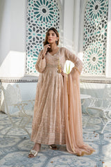 Manahils Stitched Formals Kurti 105