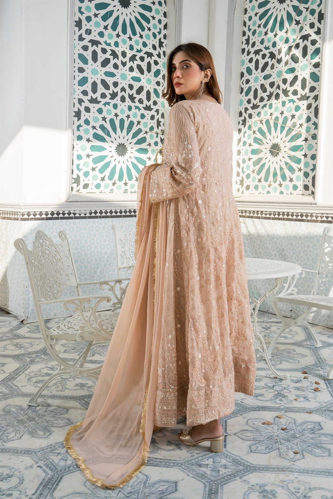 Manahils Stitched Formals Kurti 105