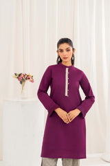 Aayra Stitched Summer Collection'2025-AY663- Plum Mist 2Pc