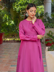 Tng By Md Solid Co Ords Collection-Aseera 2 Piece Frock