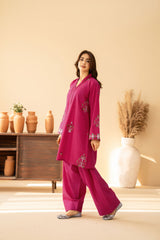 Tiraz Stitched 2 Piece Summer Suit-Mehru
