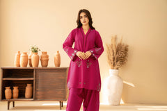 Tiraz Stitched 2 Piece Summer Suit-Mehru