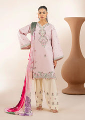 Meerak Stitched 3 Piece Emb Cotton Lawn Suit-3