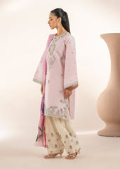 Meerak Stitched 3 Piece Emb Cotton Lawn Suit-3