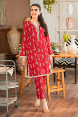 Floral Fusion by Panache Apparel Stitched Collection-Garnet