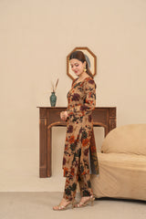 Feathers Unstitched Winter Arrivals Suit-HUSH-FT643