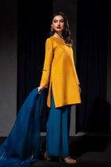Zelina By Meeral Stitched 3 Piece Formals Collection'2025-HE-002