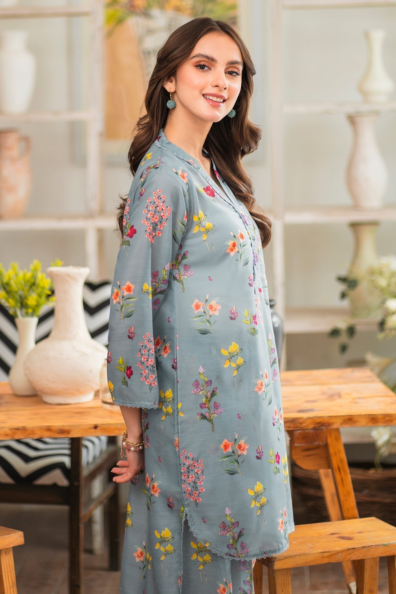 Floral Fusion by Panache Apparel Stitched Collection-Azure