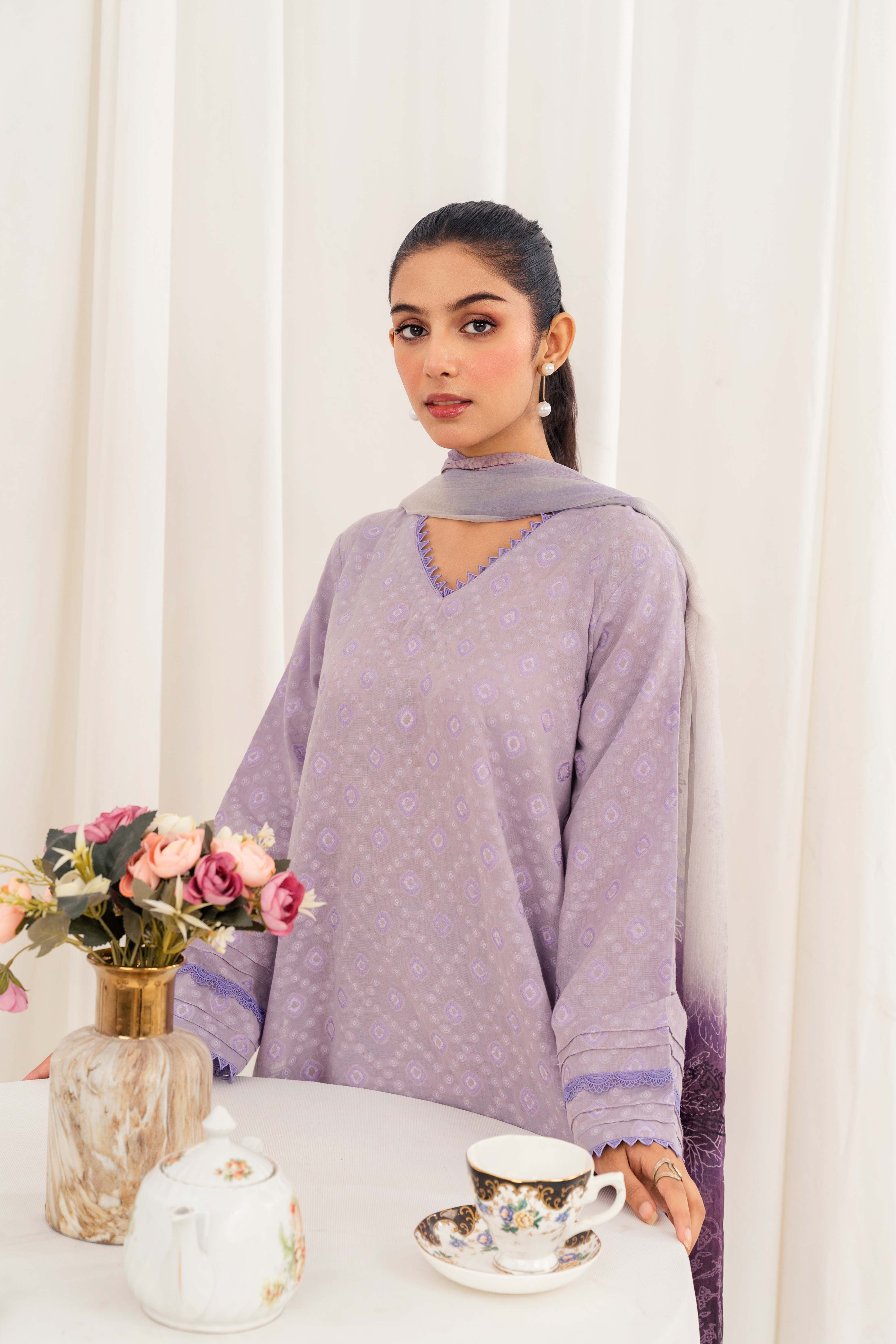 Aayra Stitched Summer Collection'2025-AY1810 - Pastel reverie 3Pc
