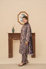 Feathers Unstitched Winter Arrivals Suit-LATTE-FT641