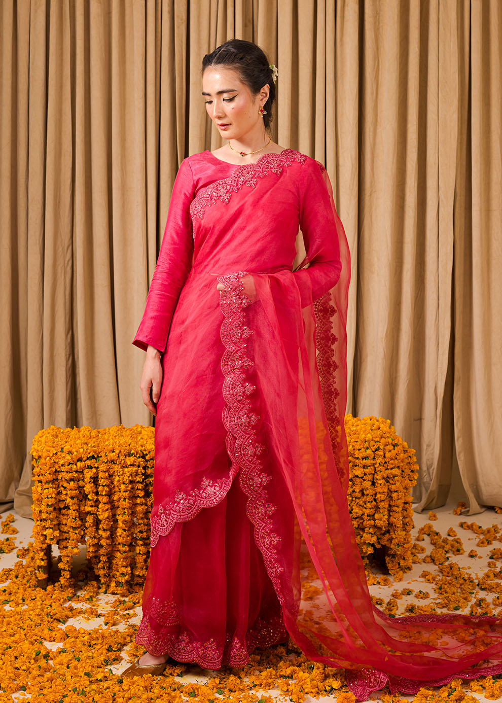 Chamak Dhamak By Pashma Khan Eid Collection'2025-Meena