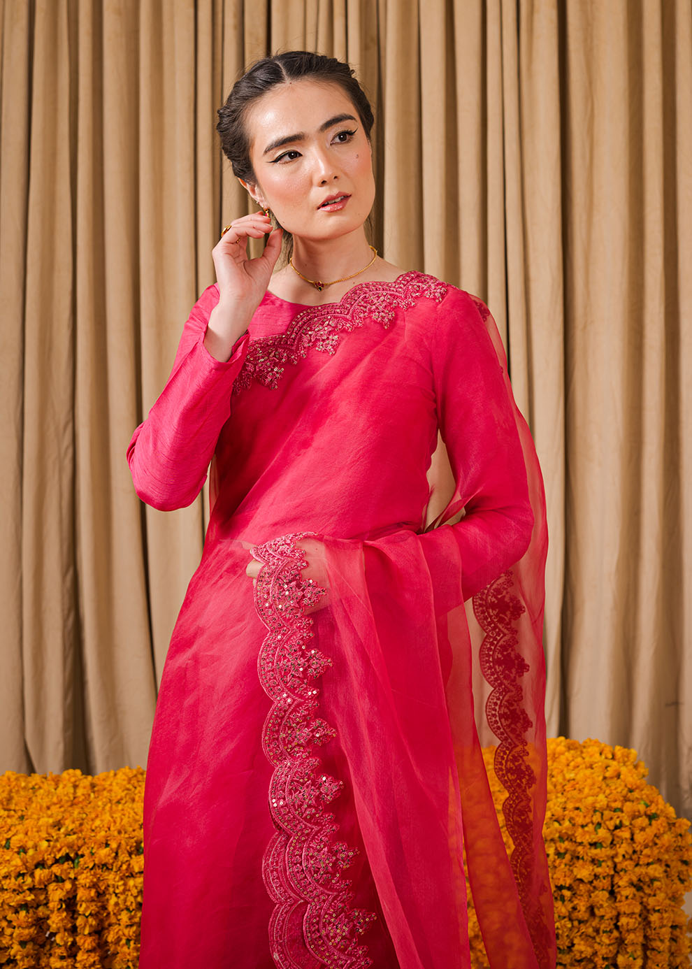 Chamak Dhamak By Pashma Khan Eid Collection'2025-Meena