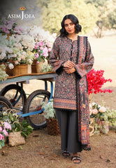 Asim Jofa Prints Unstitched Drop 1 Ajuub-09 Printed Lawn 3 Pcs