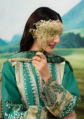 Meerak Stitched 3 Piece Emb Lawn Suit-Orchid
