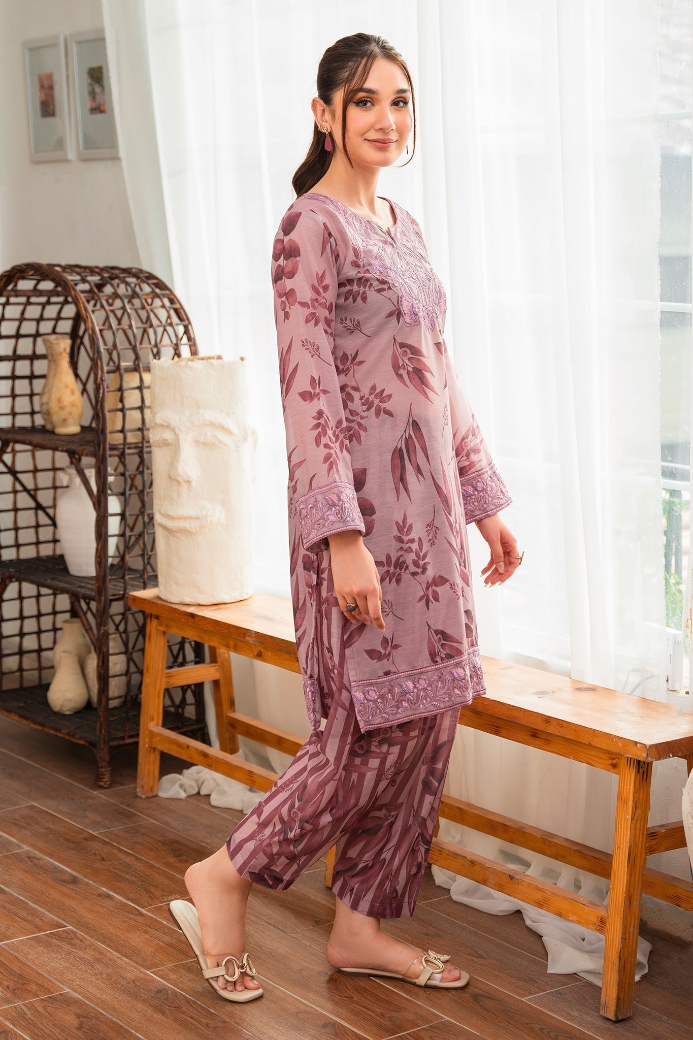 Floral Fusion by Panache Apparel Stitched Collection-Grape