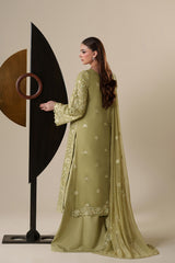 Nouvelle By Emaan Adeel Unstitched 3 Piece Luxury Chiffon Suit-NOLA