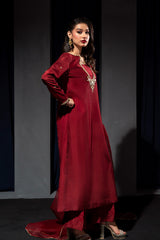 Zelina By Meeral Stitched 3 Piece Formals Collection'2025-HE-004