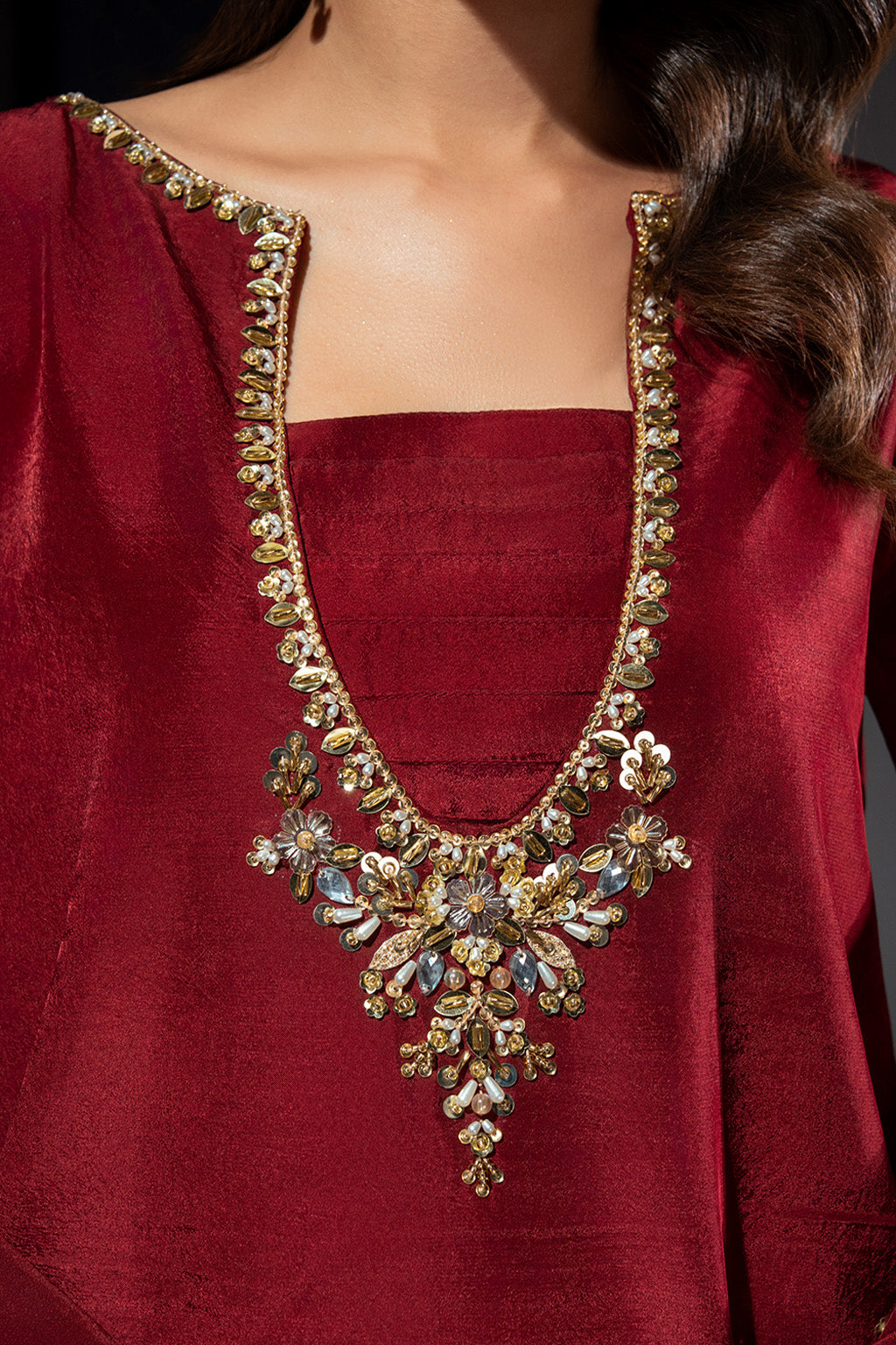Zelina By Meeral Stitched 3 Piece Formals Collection'2025-HE-004