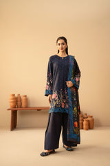 Tiraz Stitched 3 Piece Summer Suit-Mehak