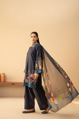 Tiraz Stitched 3 Piece Summer Suit-Mehak