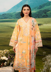 Meerak Stitched 3 Piece Emb Lawn Suit-Solstice