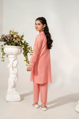 Khayat Stitched 2 Piece Emb Cotton Lawn Suit-Cross Stitch