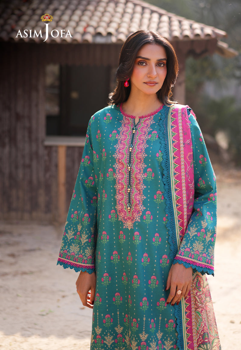 Asim Jofa Designers Limited Edition Pret Ajuub-14 Printed Lawn Stitched 3 Pcs
