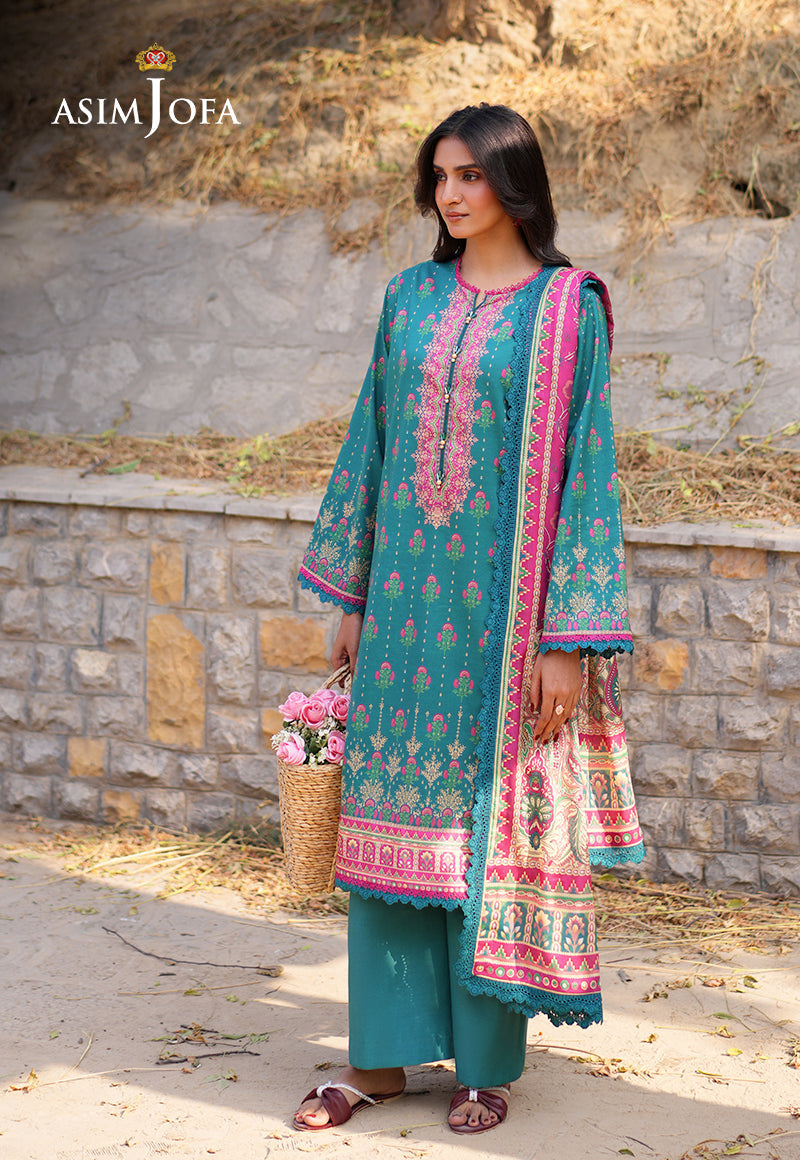 Asim Jofa Designers Limited Edition Pret Ajuub-14 Printed Lawn Stitched 3 Pcs