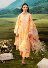 Meerak Stitched 3 Piece Emb Lawn Suit-Solstice