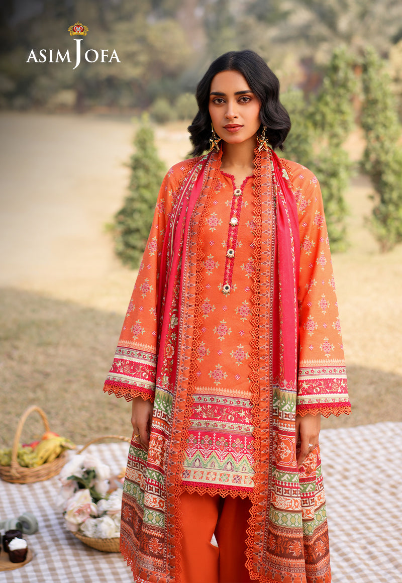 Asim Jofa Designers Limited Edition Pret Ajuub-08 Printed Lawn Stitched 3 Pcs