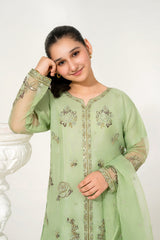 Khayat Stitched 3 Piece Festive Formals Suit-Pistachio-3pc
