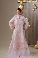 Nouvelle By Emaan Adeel Unstitched 3 Piece Luxury Chiffon Suit-LUNE