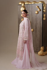 Nouvelle By Emaan Adeel Unstitched 3 Piece Luxury Chiffon Suit-LUNE