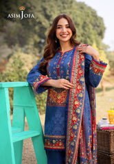 Asim Jofa Designers Limited Edition Pret Ajuub-10 Printed Lawn Stitched 3 Pcs