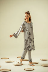 Signature Evening Wear By Zouj Stitched 2 Piece Summer Suit-Elle