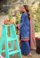 Asim Jofa Prints Unstitched Drop 1 Ajuub-10 Printed Lawn 3 Pcs
