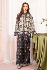 Midnigh-Braoque by Meerak Stitched 2 Piece Suit-BRIELLE