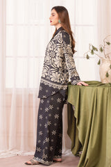 Midnigh-Braoque by Meerak Stitched 2 Piece Suit-BRIELLE