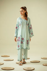 Signature Evening Wear By Zouj Stitched 2 Piece Summer Suit-Olen