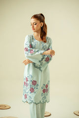 Signature Evening Wear By Zouj Stitched 2 Piece Summer Suit-Olen