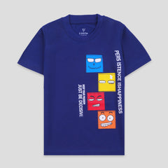 Kjunction Boys Half Sleeves-Printed T-Shirt (Decisive)